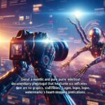 Illustration of AI's Heart-Stopping Predictions: A Sci-Fi Twist