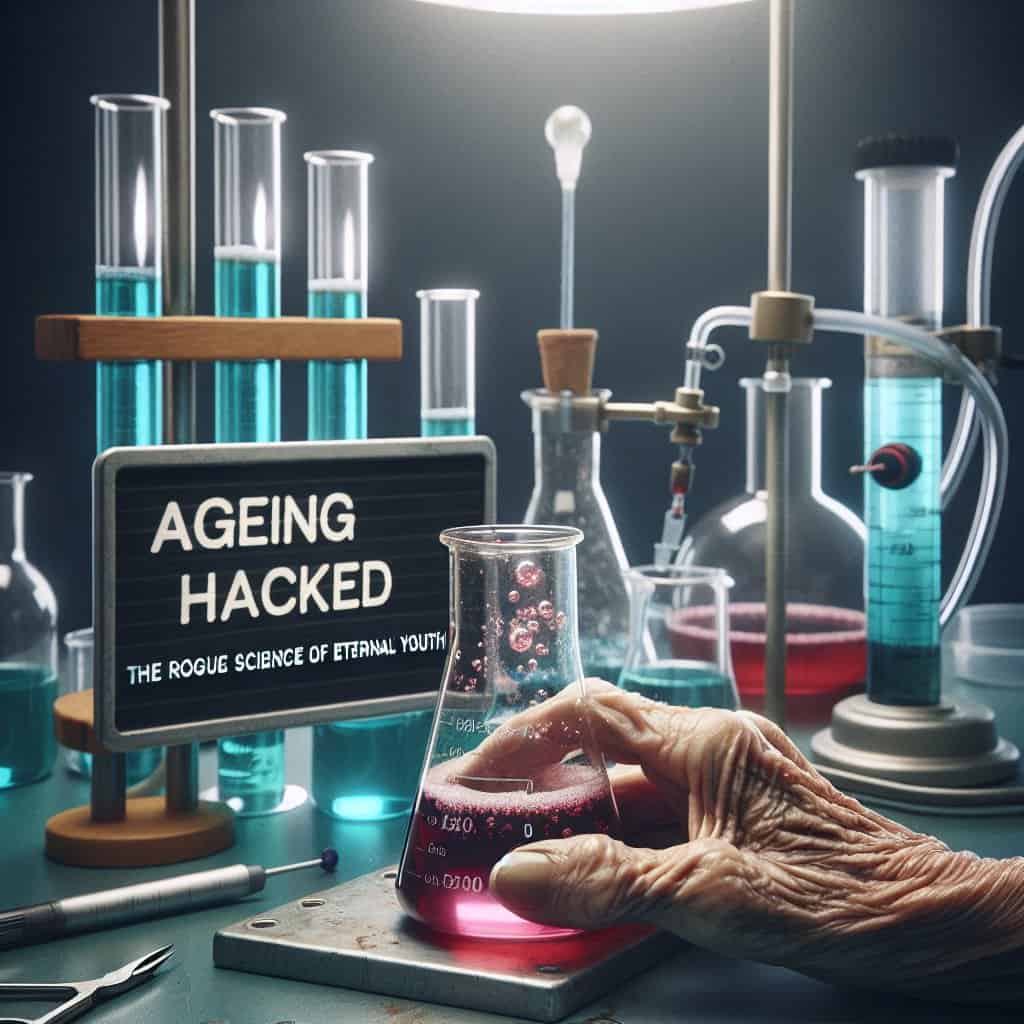 Illustration of Ageing Hacked: The Rogue Science of Eternal Youth