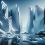 Illustration of Antarctica's Icy Awakening: A Greenland-esque Nightmare