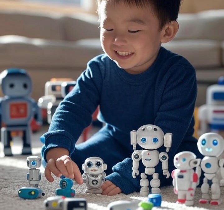 Illustration of AI Toys: From China to the World's Playrooms