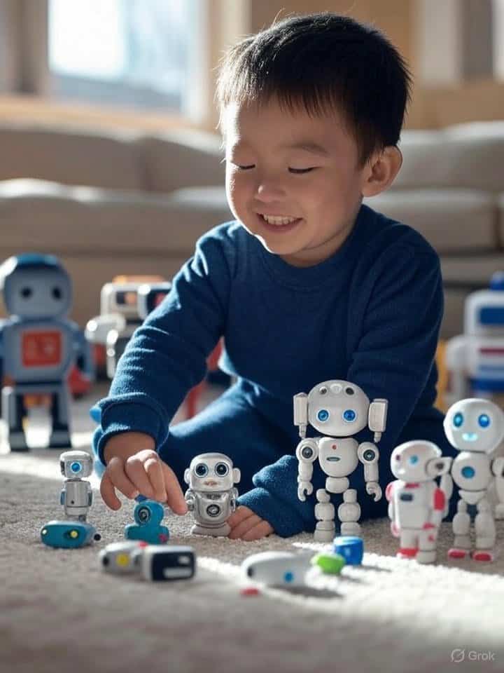 Illustration of AI Toys: From China to the World's Playrooms