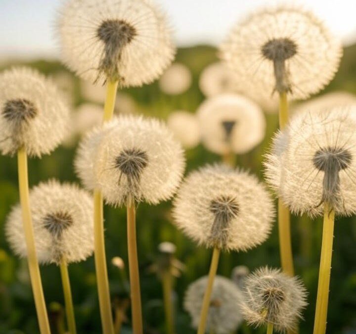 Illustration of Dandelions: Nature's Clever Wind Gamblers