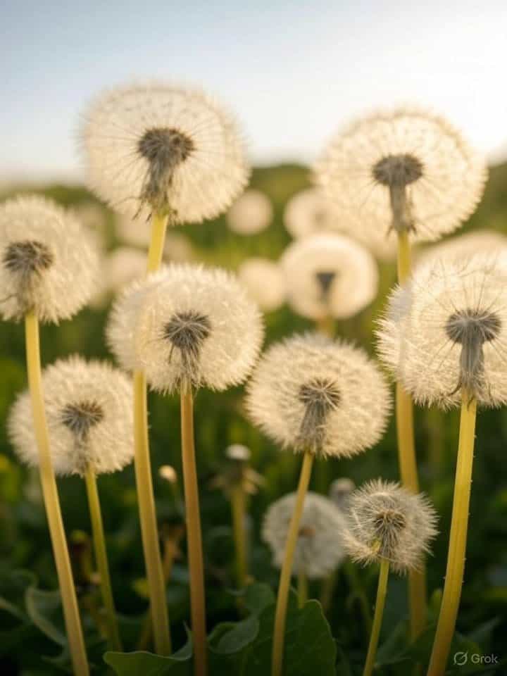 Illustration of Dandelions: Nature's Clever Wind Gamblers