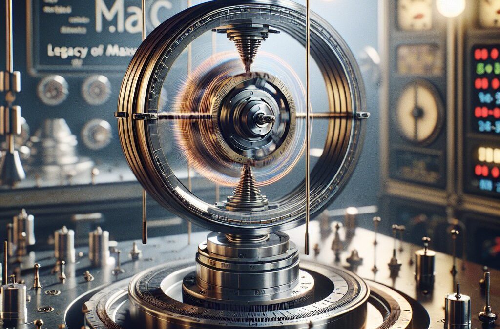 Quantum Gyroscope: Spinning Magnets and Maxwell’s Legacy
