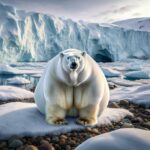 Illustration of Polar Bears Defy Climate Chaos with a Fat Twist