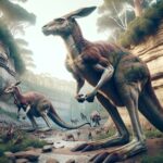 Illustration of Giant Kangaroos: Hopping Behemoths of the Pleistocene