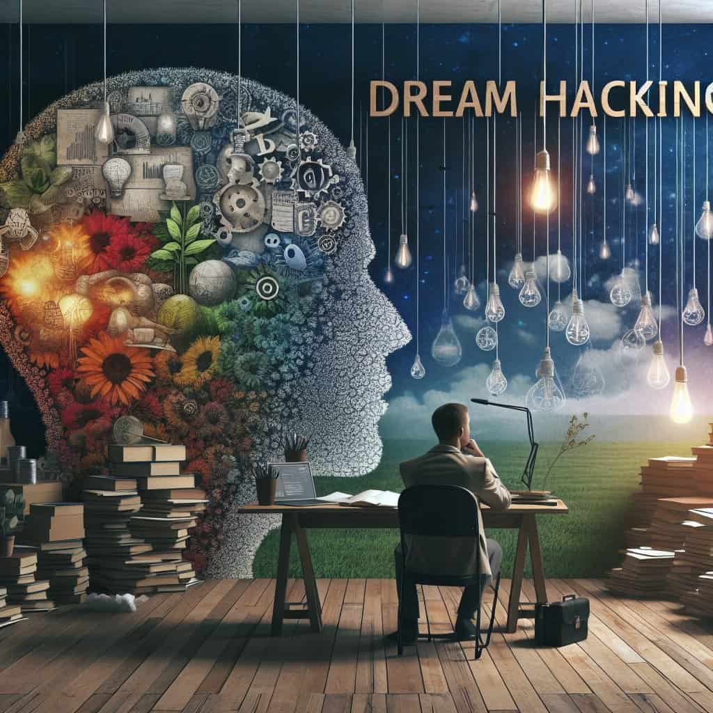 Illustration of Dream Hacking: Planting Ideas for Creativity