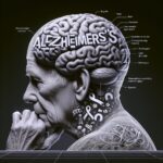 Illustration of Alzheimer's: When Brain Rest Turns into a Memory Scramble