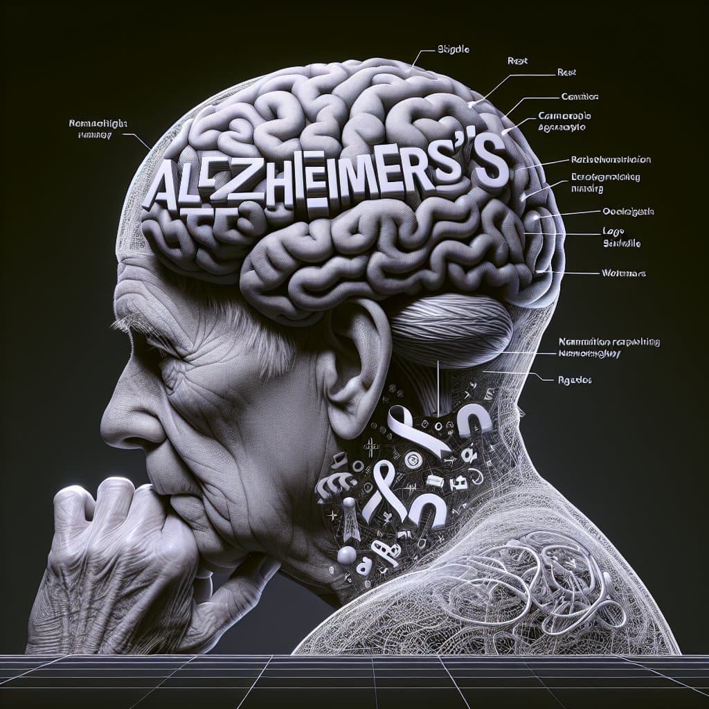 Illustration of Alzheimer's: When Brain Rest Turns into a Memory Scramble