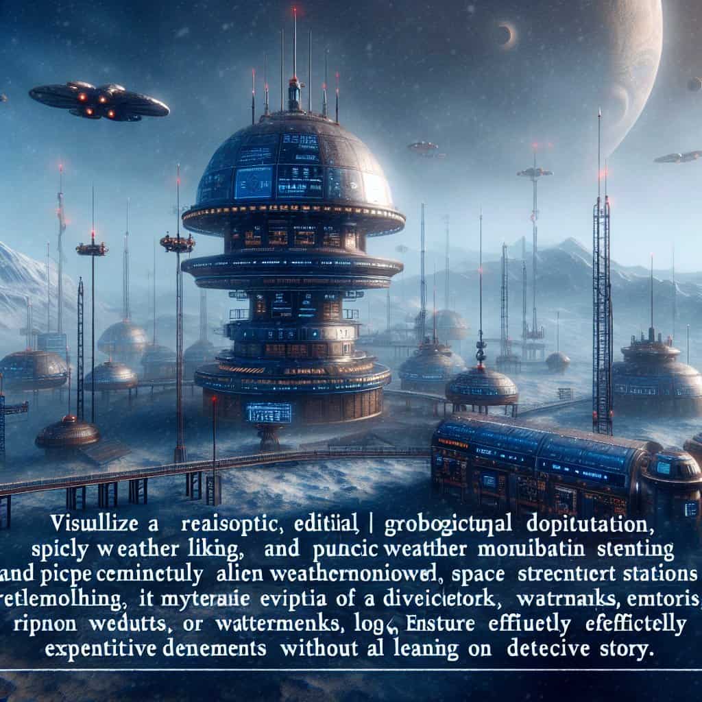 Illustration of Alien Space Weather Stations: A Cosmic Detective Story