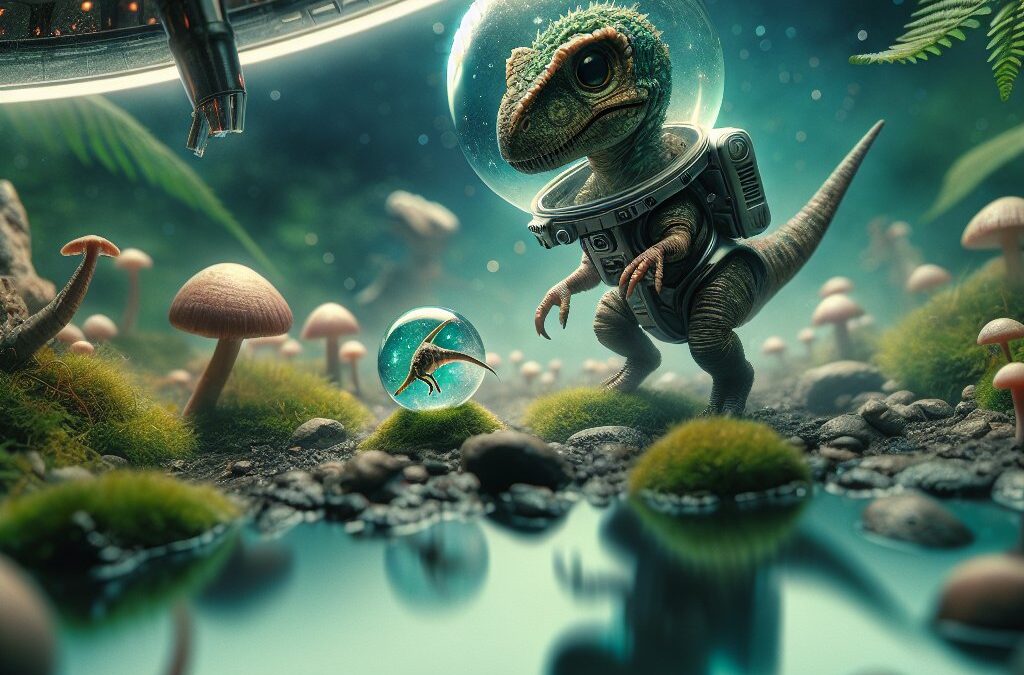 Tiny Dinosaur Discovery: A Sci-Fi Twist on Evolution