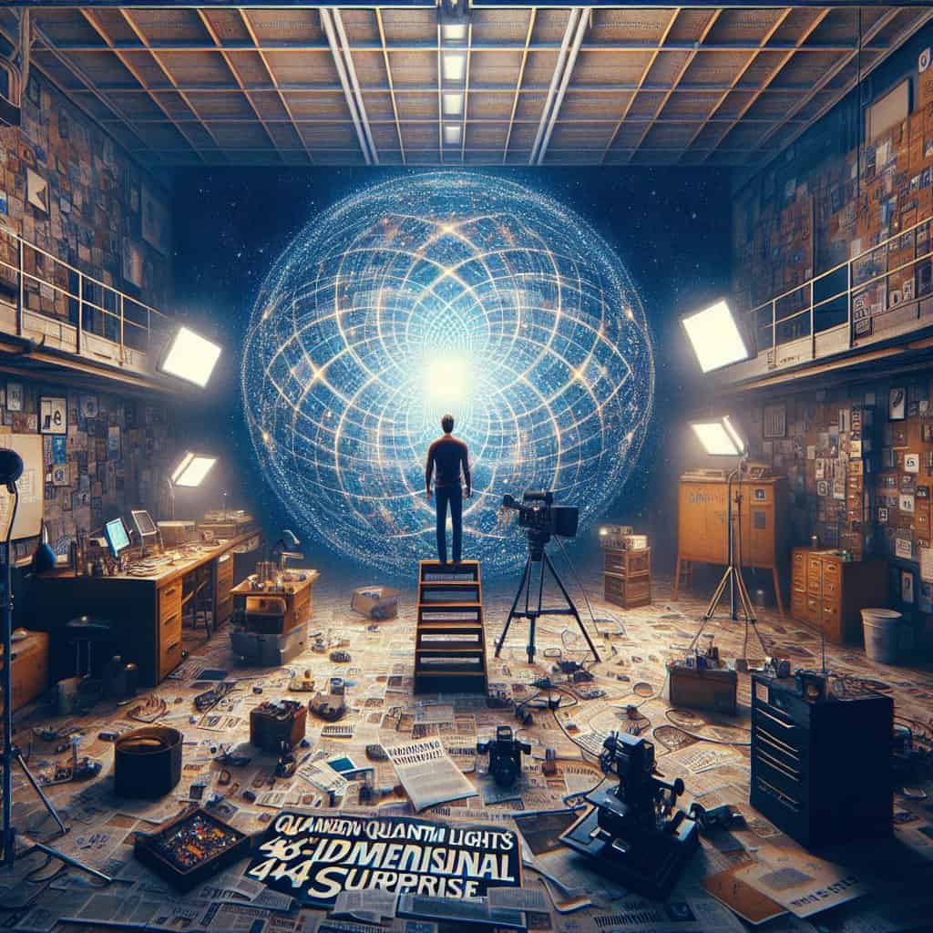 Illustration of Quantum Light's 48-Dimensional Surprise