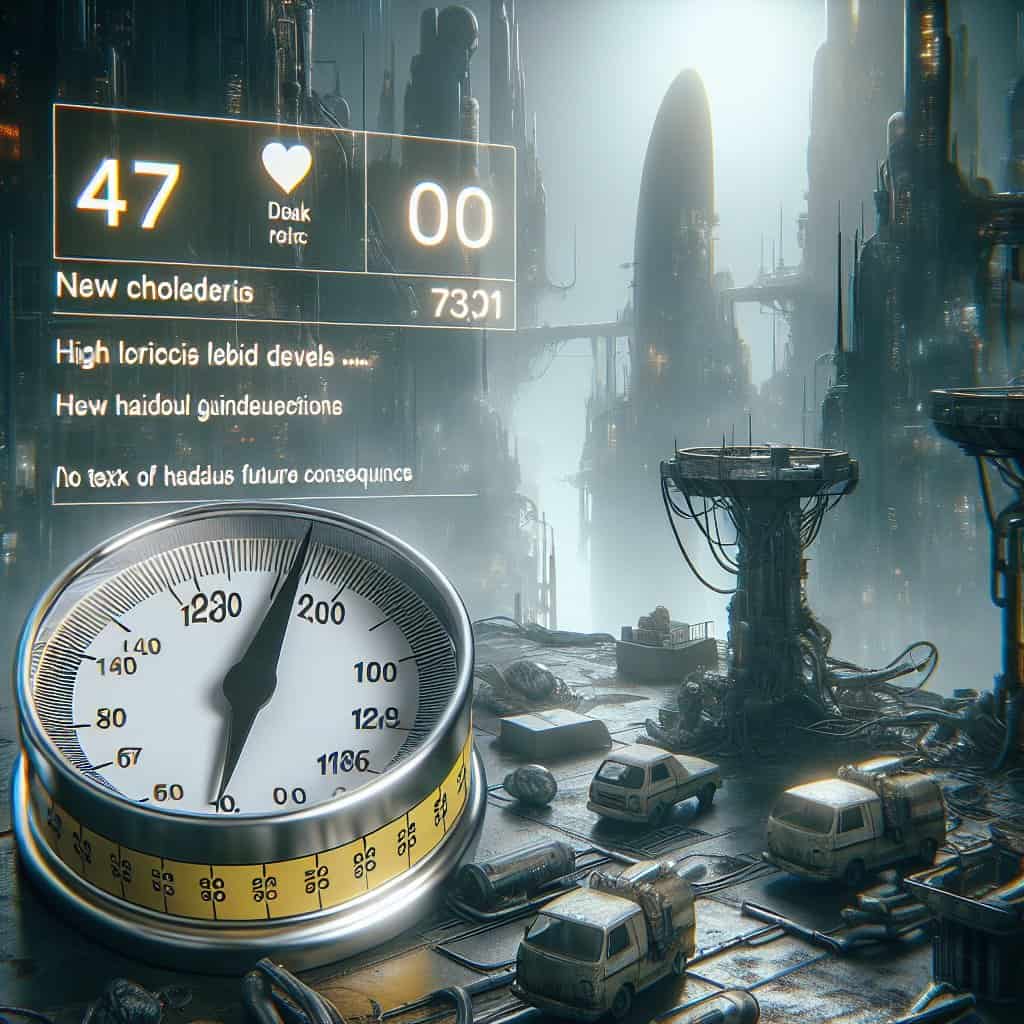 Illustration of New Cholesterol Guidelines: A Sci-Fi Dystopia of Lipids