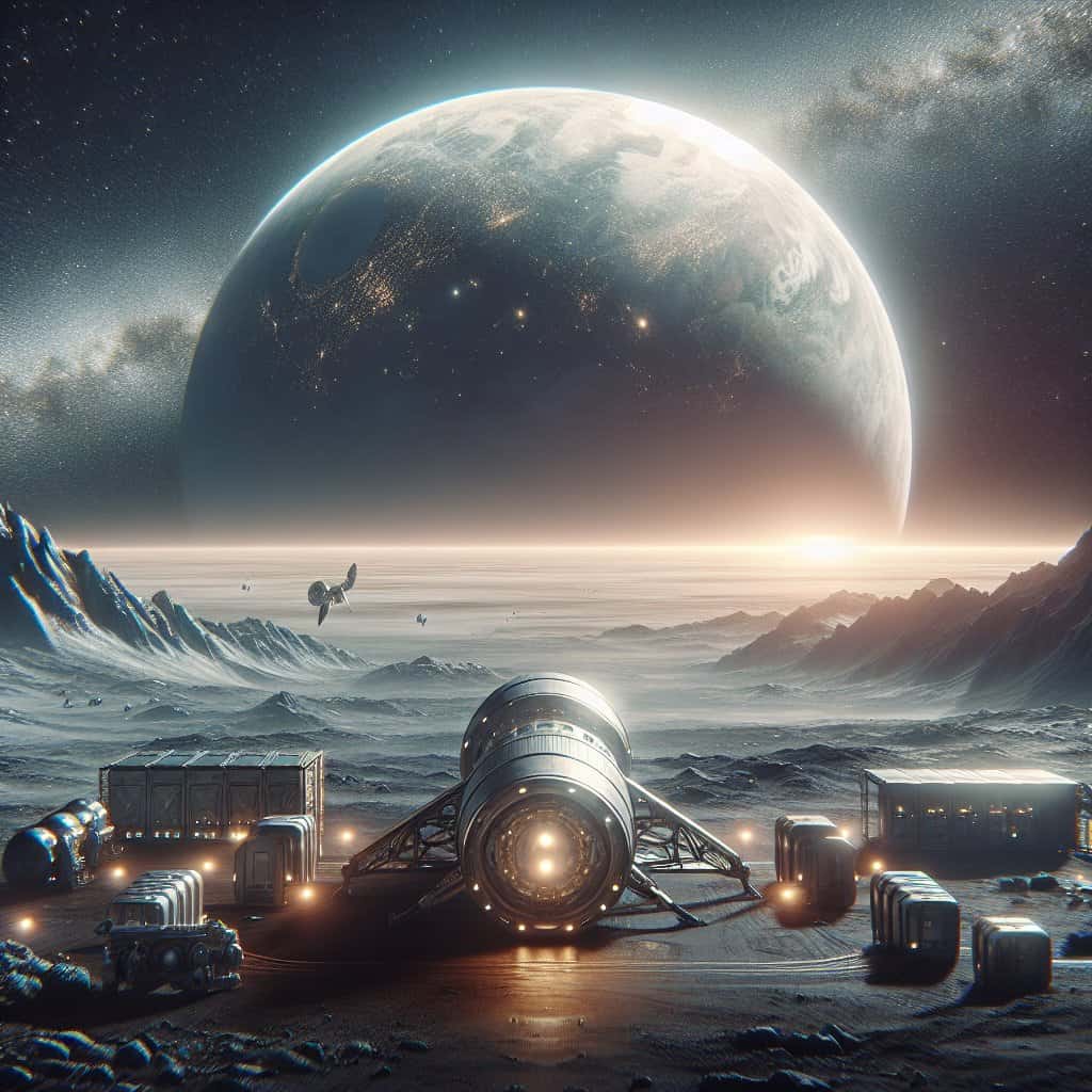 Illustration of Artemis II: NASA's Galactic Road Trip Begins