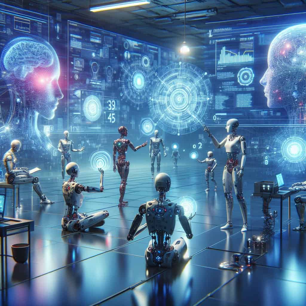 Illustration of AI Agents Get Their Own Sci-Fi Social Network
