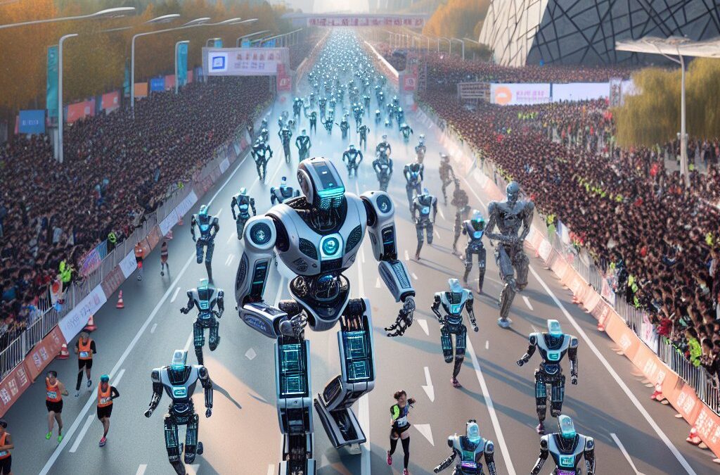 Robots Outrun Humans in Beijing’s High-Tech Half-Marathon