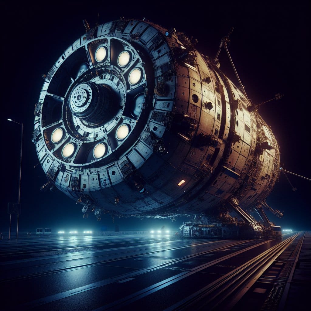 Illustration of NASA's Nuclear-Powered Spacecraft: A Cosmic Game Changer