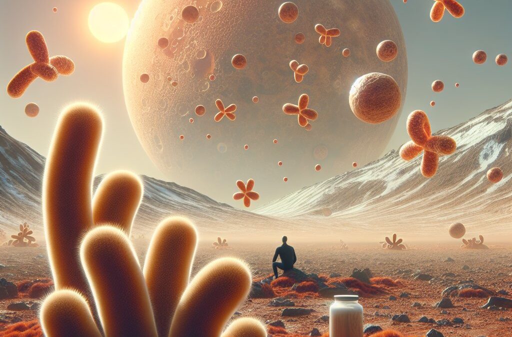Martian Survival: Yeast vs. Cosmic Chaos
