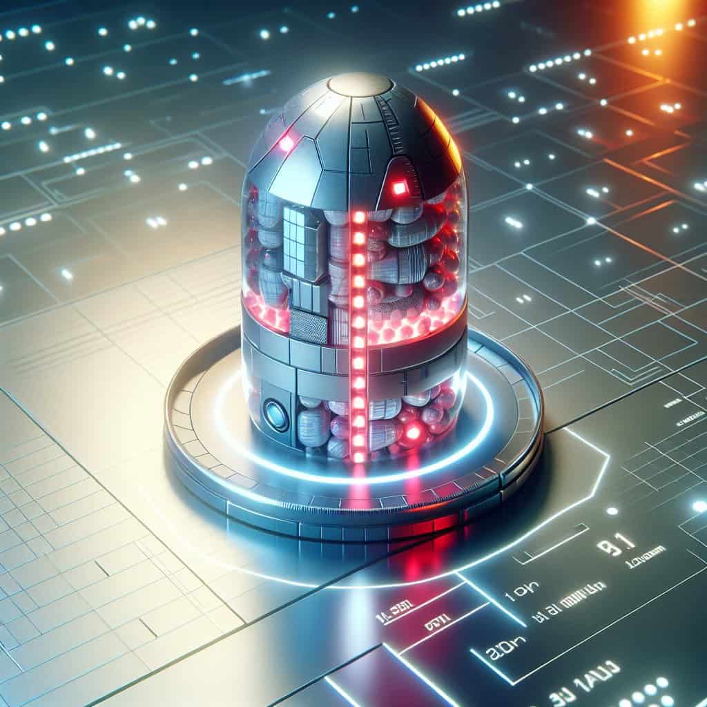 Illustration of FDA's New Weight Loss Pill: A Sci-Fi Solution or Just Another Tablet?