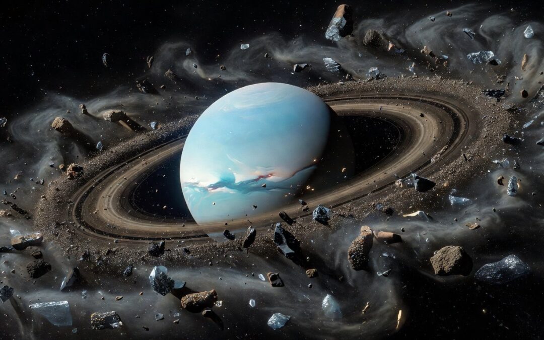 Uranus’ Peculiar Rings: Tracing Cosmic Debris to Their Violent Origins