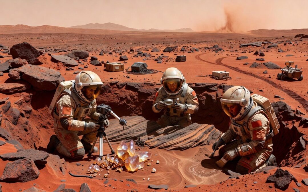 Martian Echoes: Organic Molecules, Ancient Secrets, and a Red Planet Forensics
