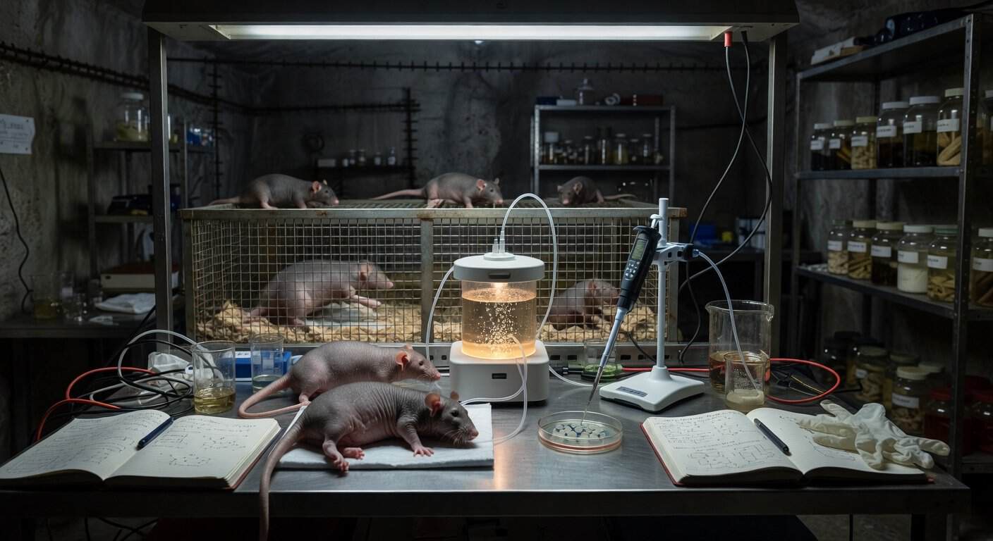 Illustration of Mole Rat Genes: Engineering Lifespan Beyond the Known Protocols