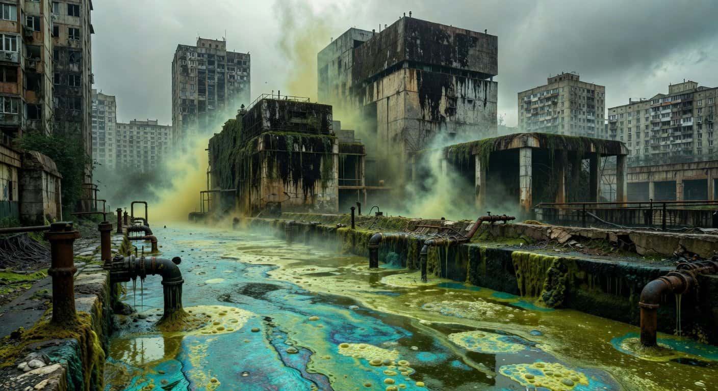 Illustration of The Microbe Uprising: When Water Systems Turn Dystopian