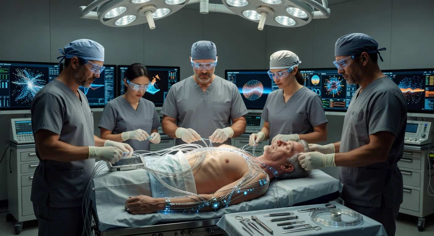 Illustration of Rewiring Immunity: The Cyborg Cure for Stiff Person Syndrome