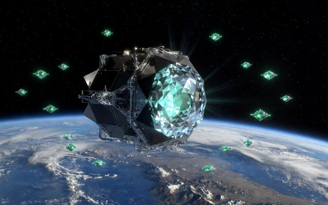 Quantum Eye on Earth: A Diamond’s Orbital Reconnaissance