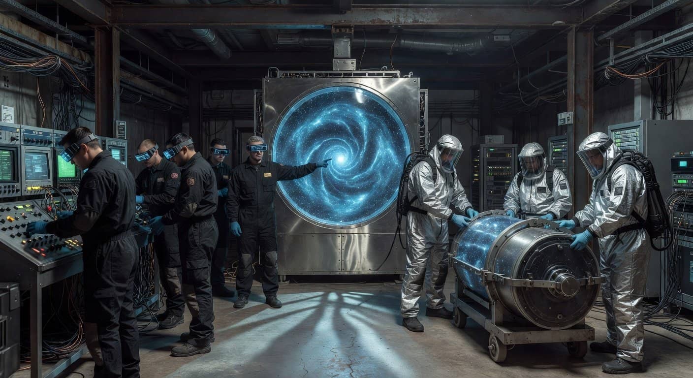 Illustration of Quantum Teleportation: 270m Photon Heist Unlocks Interstellar Internet