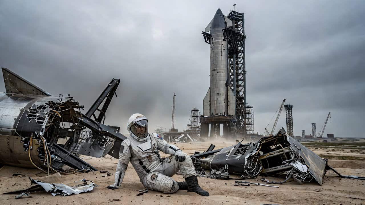 Illustration of SpaceX Starbase Claims Another Victim: OSHA Steps In, Mars Can Wait
